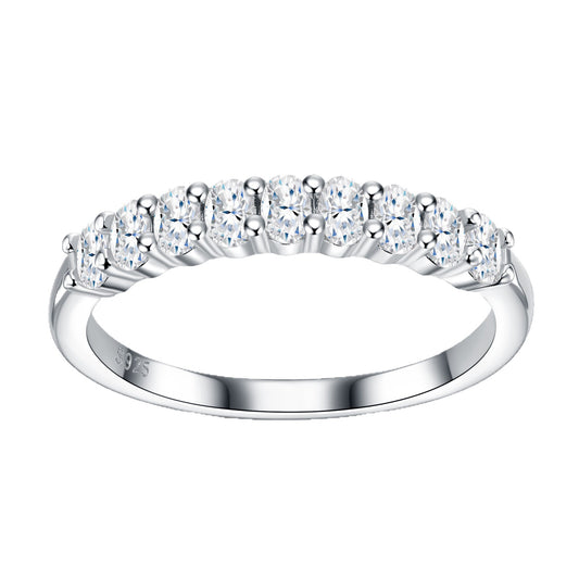 Moissanite 925 Sterling Silver Ring
