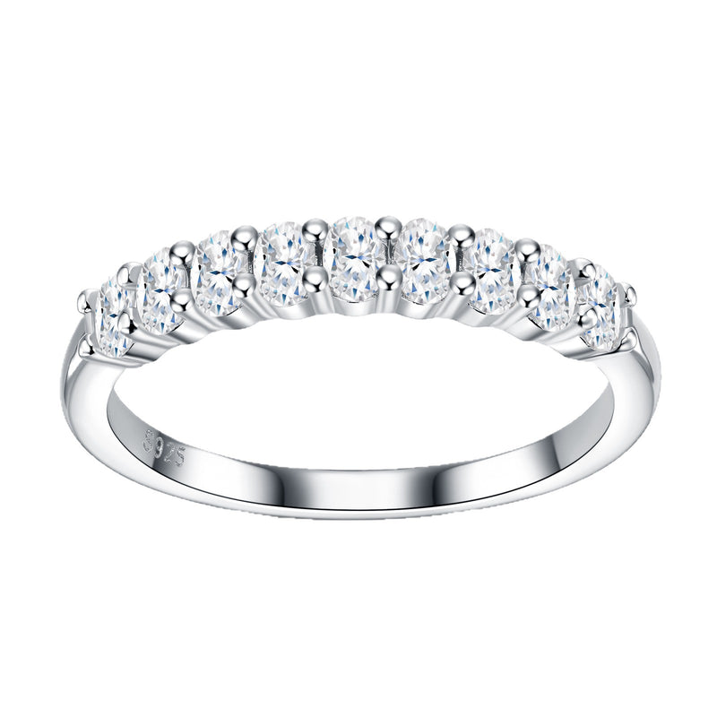 Moissanite 925 Sterling Silver Ring