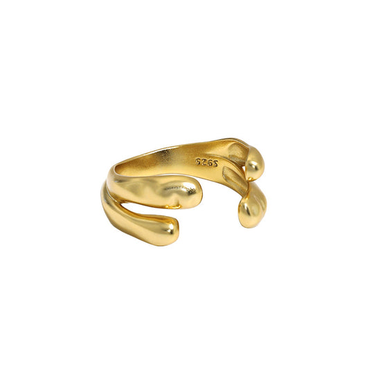 925 Sterling Silver Adjustable Ring