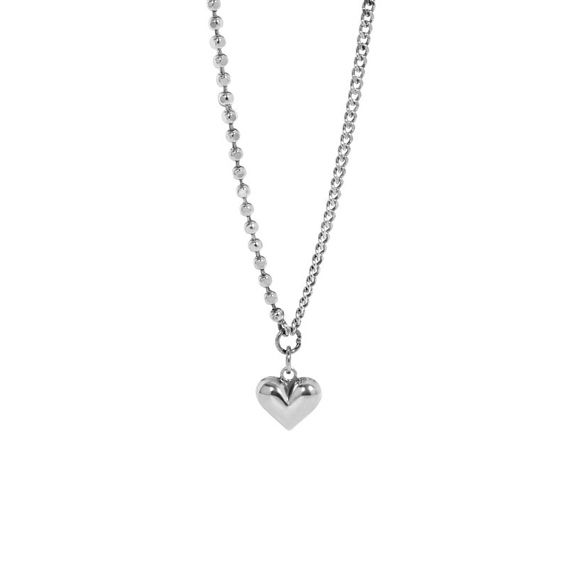 Love Heart 925 Sterling Silver Necklace