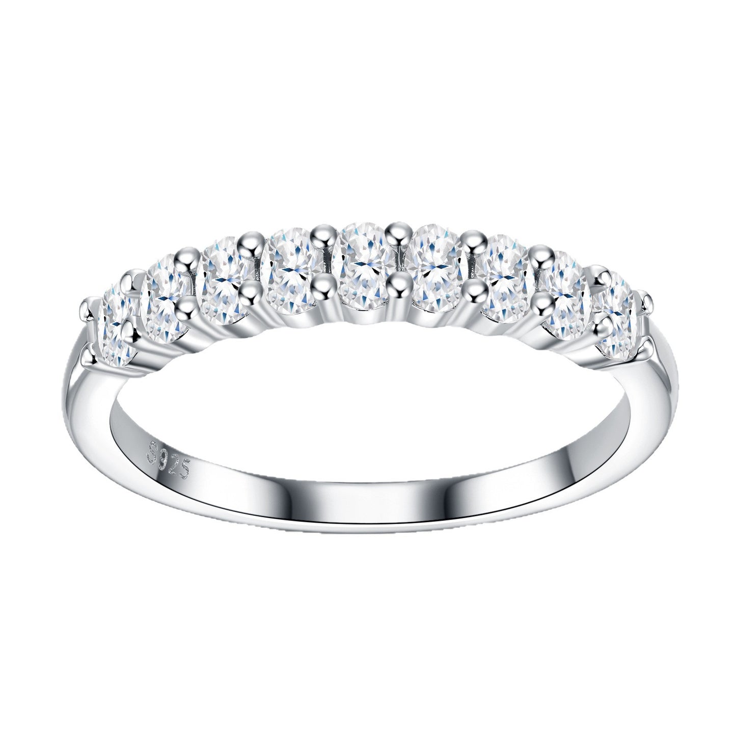 Moissanite 925 Sterling Silver Ring